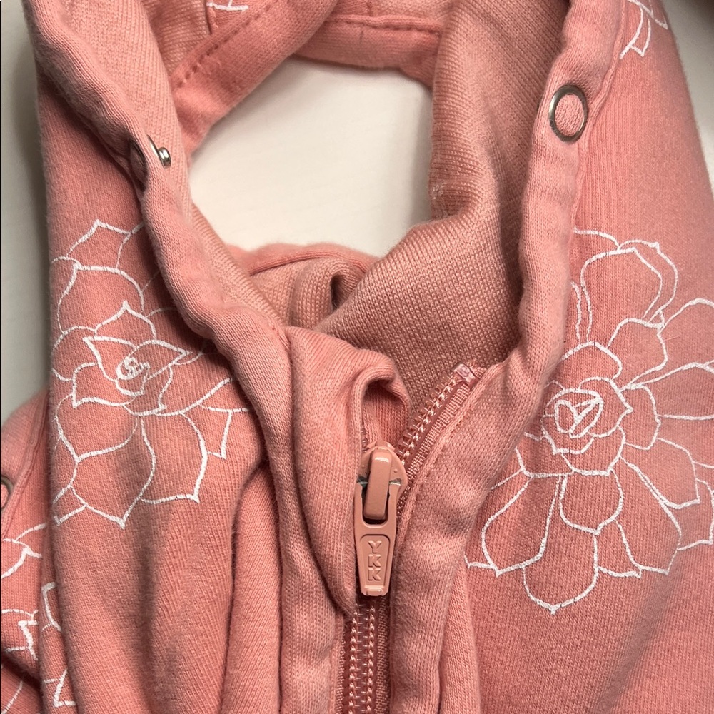 Woolino 4 Seasons Ultimate Baby Sleep Sack - Pink Succulent - Picture 5 of 6